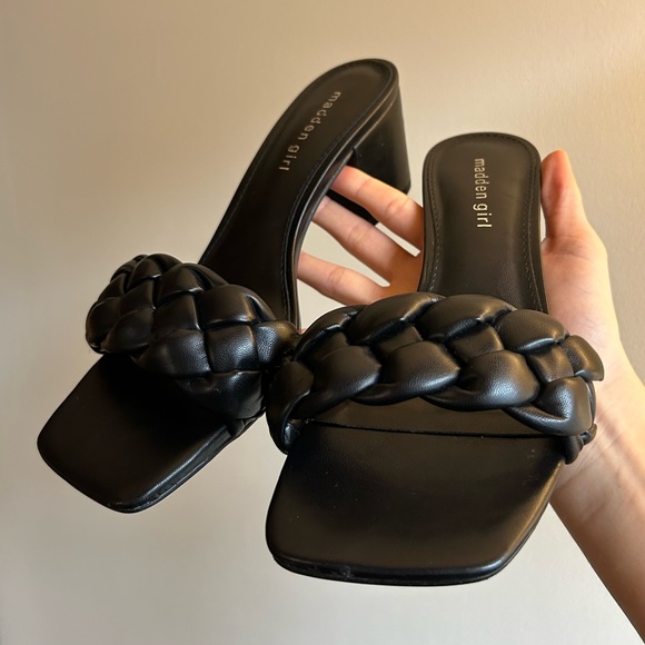 Madden Girl Gracy Women's Heeled Sandals - Black - Picture 4 of 6